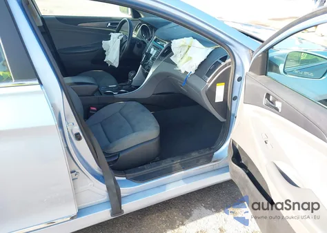 2013 Hyundai Sonata Hybrid z USA, uszkodzony, nr VIN KMHEC4A43DA083828